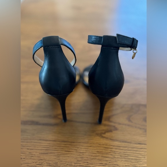 Tory Buy Black High Heeled leather Sandal with Open Toe and Stiletto Heel size 5 - Picture 5 of 6